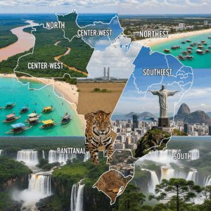 mapa do brasil regiões
